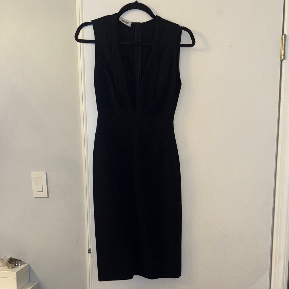 Moschino Black Midi Dress